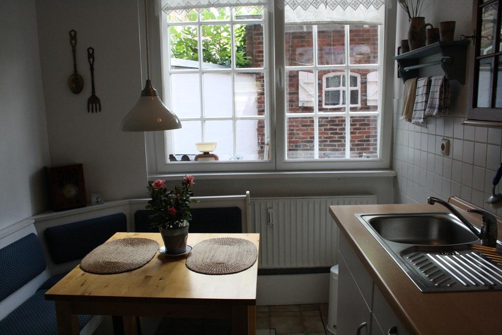 Ferienwohnung Am Mittelburgwall Friedrichstadt Eksteriør bilde